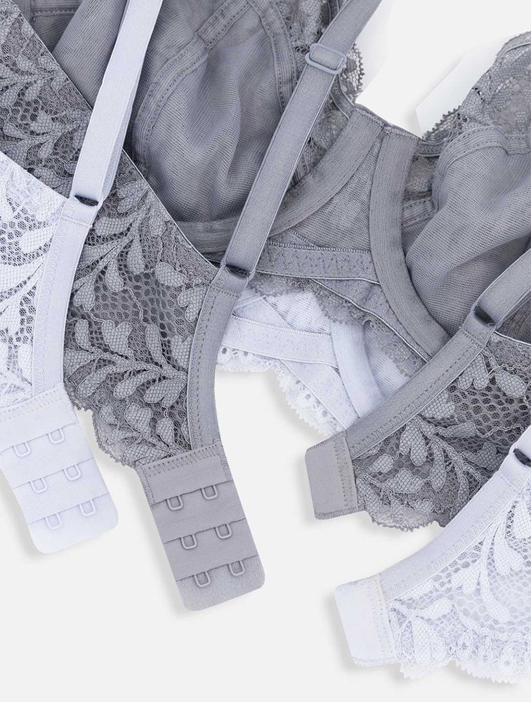 MyRunway Shop Woolworths Blue Floral Lace Underwire Full Cup Bras 2